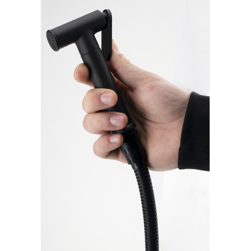 Aqualine - Bidéblandare med dusch för dold installation matt svart