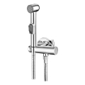 Aqualine - Bidettblandare med handdusch, blank krom