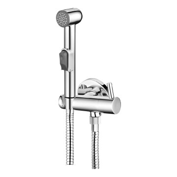 Aqualine - Bidettblandare med handdusch, blank krom