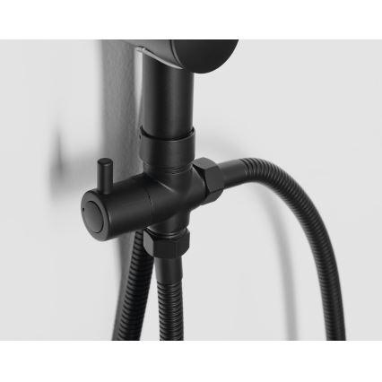 Aqualine - Dusch set KERA matt svart