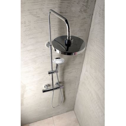 Aqualine - Dusch set med termostatkran LIGA skinande krom