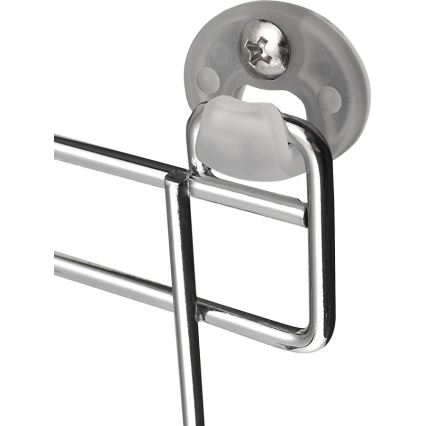 Aqualine - Duschhylla för vägg med två nivåer KROM LINE skinande krom