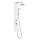 Aqualine - Duschset med blandare FIGA, vit/blank krom