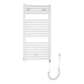 Aqualine - Elektrisk badrumsradiator DIRECT-E 300 W 96x45 cm vit