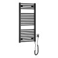 Aqualine - Elektrisk badrumsradiator DIRECT-E 300W 96x45 cm matt svart