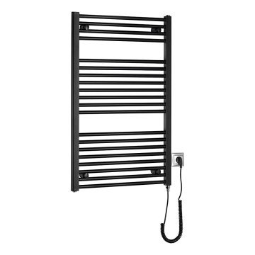 Aqualine - Elektrisk badrumsradiator DIRECT-E 400W 96x60 cm matt svart