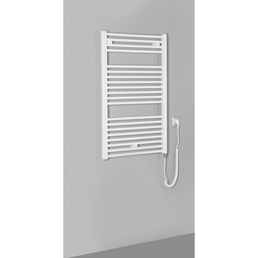 Aqualine - Elektrisk badrumsradiator DIRECT-E 400W  96x60 cm vit