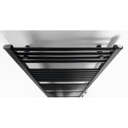Aqualine - Elektrisk badrumsradiator DIRECT-E 800W 168x60 cm matt svart