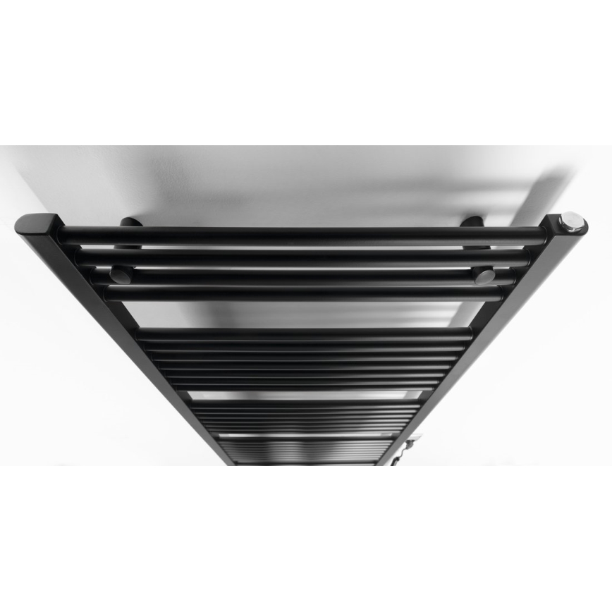 Aqualine - Elektrisk badrumsradiator DIRECT-E 800W 168x60 cm matt svart