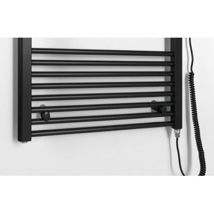 Aqualine - Elektrisk badrumsradiator DIRECT-E 800W 168x60 cm matt svart