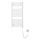 Aqualine - Elektrisk badrumsradiator ORBIT-E 300W 96x45 cm vit rund