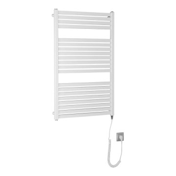 Aqualine - Elektrisk badrumsradiator TONDI-E 400W 97x60 cm vit