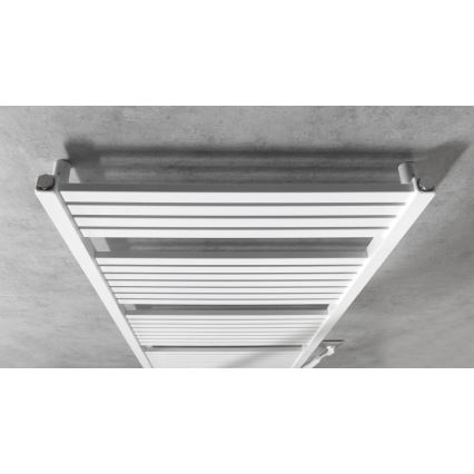 Aqualine - Elektrisk handdukstork TONDI-E 800W 169x60 cm vit