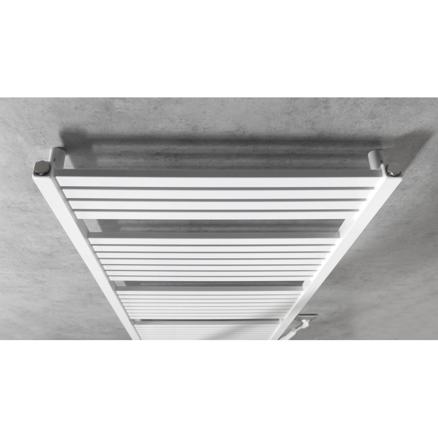 Aqualine - Elektrisk handdukstork TONDI-E 800W 169x60 cm vit