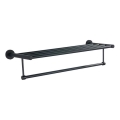 Aqualine - Handdukshängare för vägg SAMBA 21x62,5 cm svart
