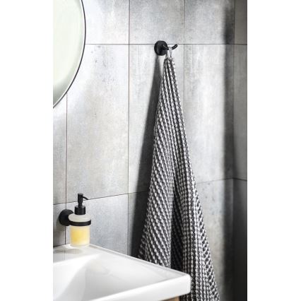 Aqualine - Handdukshängare för vägg SAMBA svart