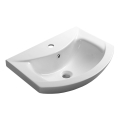Aqualine - Infällt tvättställ ZERO 55x44 cm keramik/vit