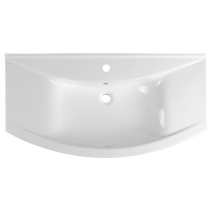 Aqualine - Infällt tvättställ ZERO 97x51 cm keramik/vit