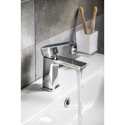 Aqualine - Kran till handfat FACTOR skinande krom