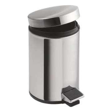 Aqualine - Soptunna SIMPLE LINE 12 l polerad rostfri