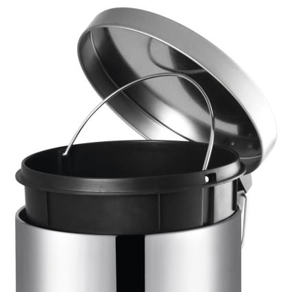 Aqualine - Soptunna SIMPLE LINE 3 l polerad rostfri