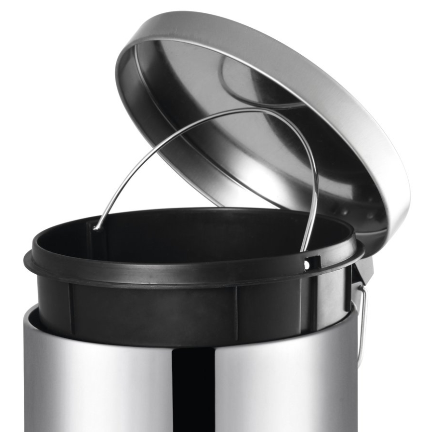 Aqualine - Soptunna SIMPLE LINE 3 l polerad rostfri