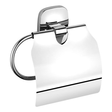 Aqualine - Toalettpappershållare med överdrag RUMBA skinande krom