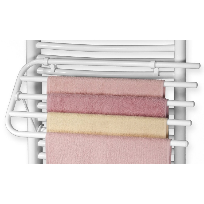 Aqualine - Towel skena för heating element 60 cm vit
