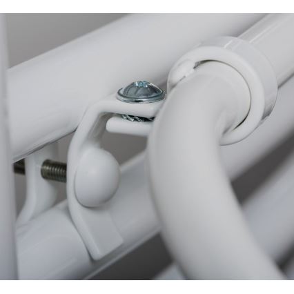 Aqualine - Towel skena för heating element 60 cm vit