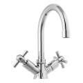 Aqualine - Tvättställsblandare XENIA RETRO 22,2 cm blank krom