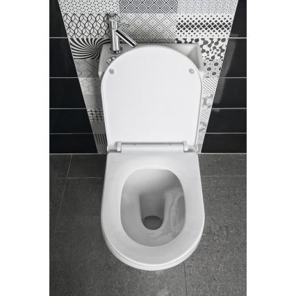 Aqualine - WC-kombination med handfat HYGIE keramik/vit