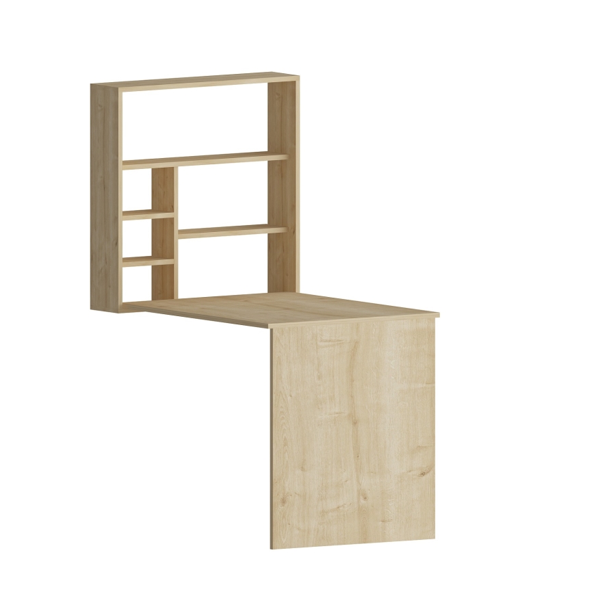 Arbetsbord med hylla SEDIR 154,2x59 cm beige