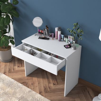 Arbetsbord RANI 90x76,8 cm vit