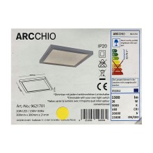 Arcchio - LED Dimbar taklampa SOLVIE LED/20W/230V