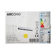 Arcchio - LED ljusreglerad ljuskrona på snöre OLINKA 5xLED/5,4W/230V