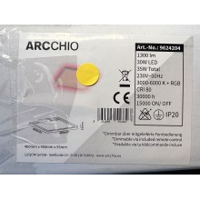 Arcchio - LED RGBW Dimbar taklampa BRENDA LED/30W/230V + fjärrkontroll
