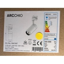 Arcchio - LED spotlight för skensystem NANNA LED/21,5W/230V