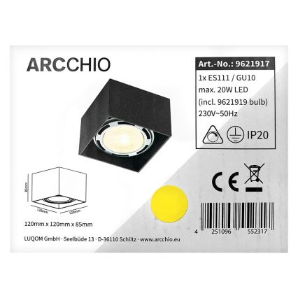Arcchio - LED Spotlight MABEL 1xGU10/ES111/11,5W/230V