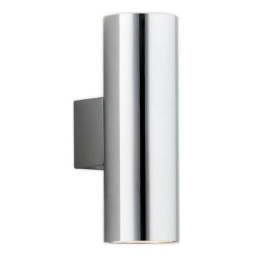 Argon 0912 - Vägglampa MITOS 2xGU10/5W/230V skinande krom