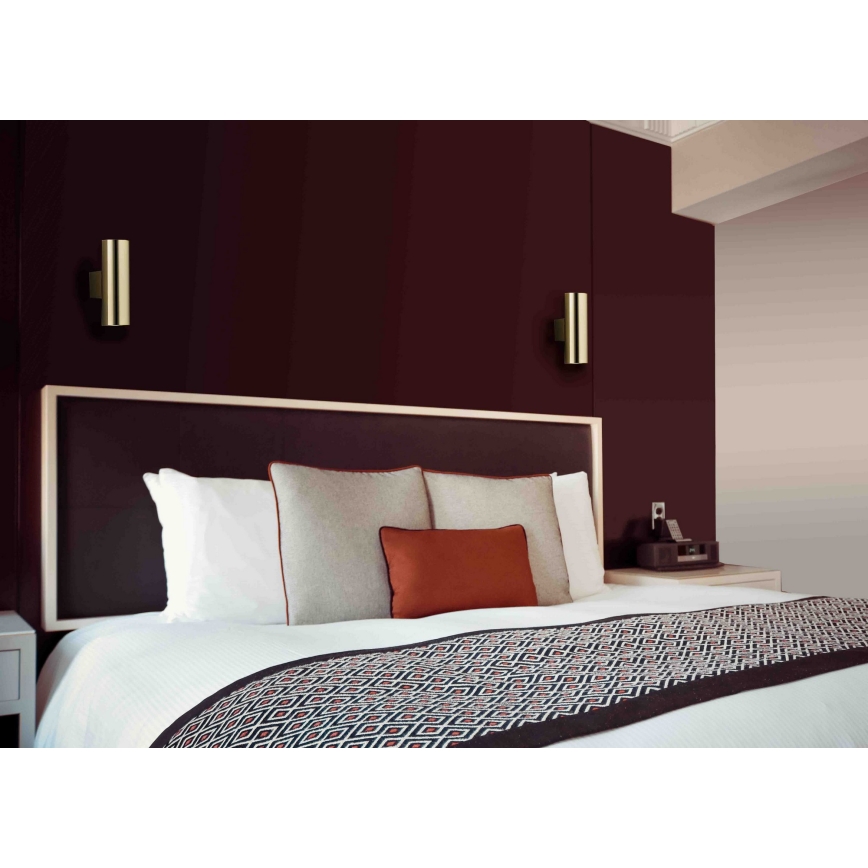 Argon 0913 - Väggbelysning MITOS 2xGU10/5W/230V mässing