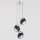 Argon 1273 - Hängande lampa KOS 3xGU10/50W/230V
