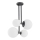 Argon 1645 - Pendelkrona ASPEN 4xE27/15W/230V antracit