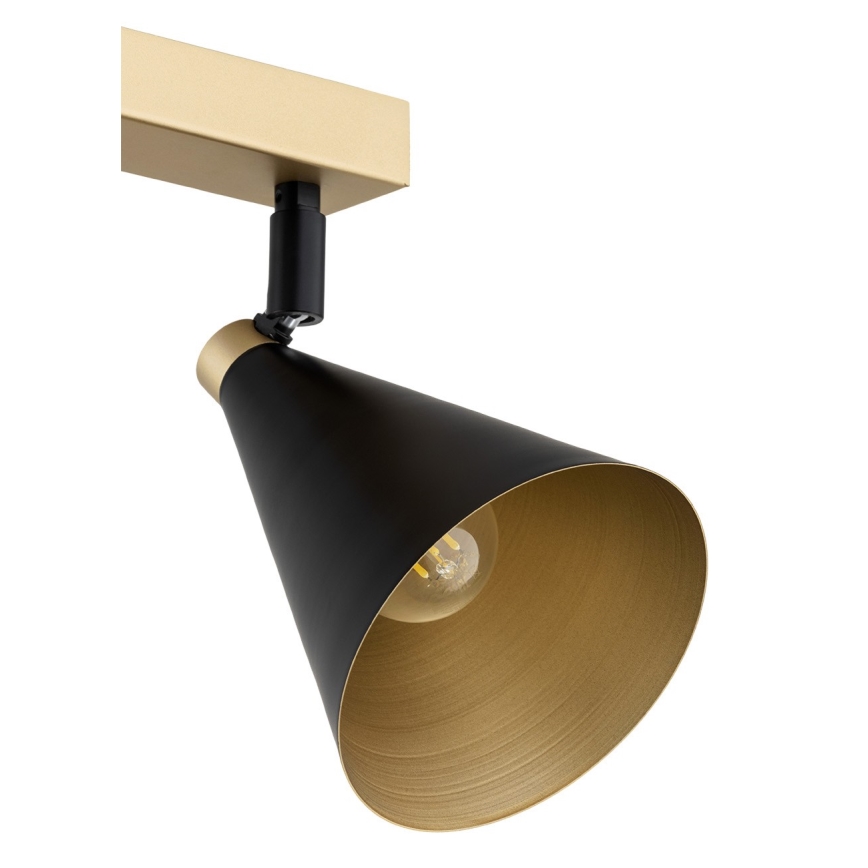 Argon 1805 - Spotlight LUCINDA 4xE14/7W/230V svart/guld