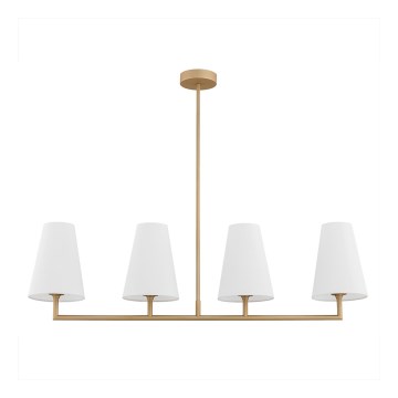 Argon 1828 - Pendelkrona SAFIANO 4xE27/15W/230V guld