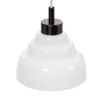 Argon 1860 - Ljuskrona med textilsladd VENTURA 4xE27/15W/230V