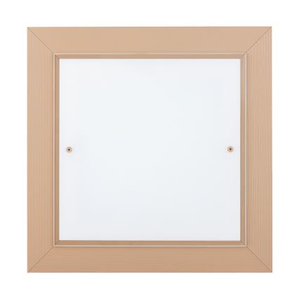 Argon 1866 - Taklampa TABOR 4xE27/15W/230V 42x42 cm beige