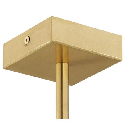 Argon 2133 - Pendelkrona ABBANO 5xE14/7W/230V mässing/svart