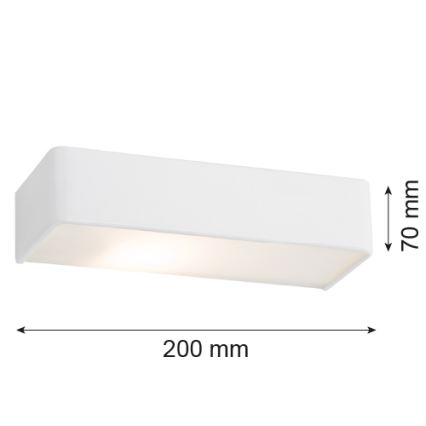Argon 3077 - Vägglampa RODAN 1xE27/15W/230V