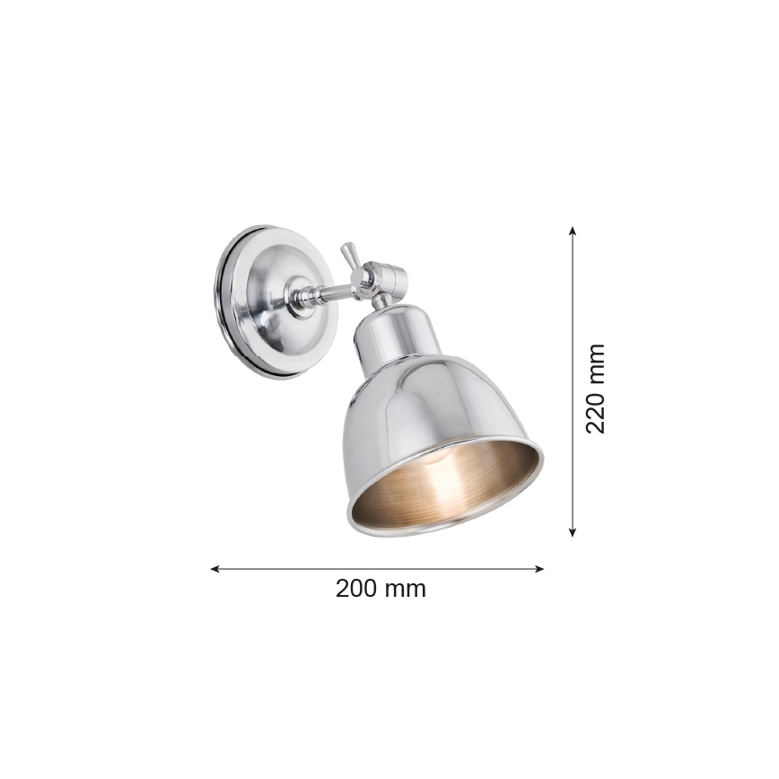 Argon 3172 - Väggbelysning EUFRAT 1xE27/60W/230V