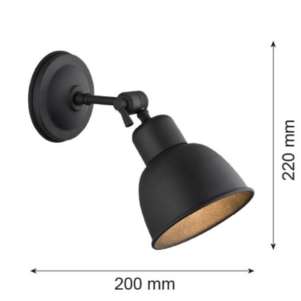 Argon 3185 - Väggbelysning EUFRAT 1xE27/60W/230V